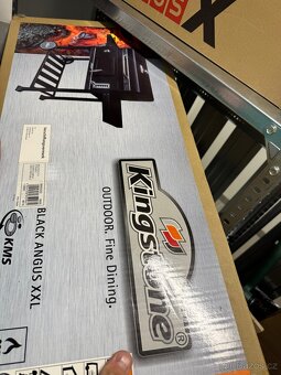Kingstone Gril na dřevěné uhlí Black Angus XXL - 7