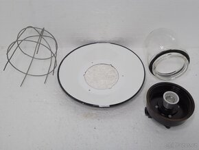 Smaltované nástěnné / stropní retro světlo Industrial - 7