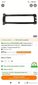 Teleskopické madlo na kufr - 7