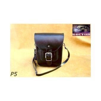 Kožená moto kapsa na pásek,stehno,rameno. - 7