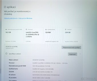DELL Latitude E5570 - IPS FHD,i5, SSD, DDR4-16GB,PODSV.KL. - 7