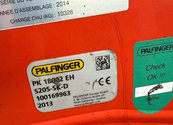 Hydraulická ruka PALFINGER PK 18002-EH C r.2013, rádio - 7