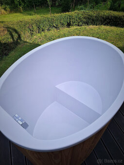 Ochlazovací káď k sauně – modřín, laminát, top kvalita - 7