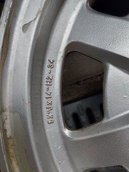 5x al disk 14" CROMODORA originál Lancia VETERAN - 7