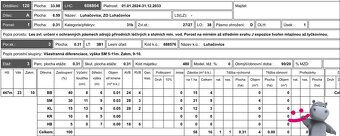 Prodej lesa 3 109 m², Luhačovice, ev.č. 58602 - 7