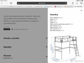 IKEA VITVAL PATROVÁ POSTEL - 7