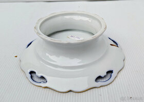 Talíř + mísa. Porcelán Loučky. Kobalt. - 7