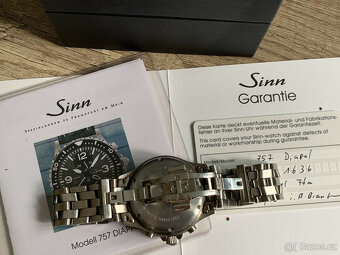 Duochronograf Sinn Diapal 757 UTC GMT - 7