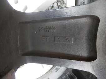 ALU kola 16" včetně letní pneu na GOLF, EOS, atd. - 7