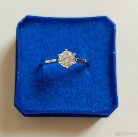 Dámský prsten stříbro s kamenem, vel. 51, Ag 925/1000, NEW - 7