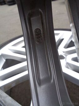 Alu disky originál Audi 20", 5x112, ET 25, zimní pneu - 7