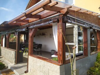 Plachty, zaplachtování, zakrytí pergol, teras, zahrádky - 7