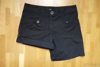 Černé dámské kraťasy, šortky vel. 40 - 7