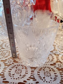 Obrovský set broušeného křišťálového skla (40+ ks) - 7