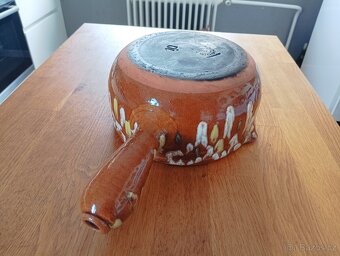 KAMENINOVÝ ABSTRAKTNĚ MALOVANÝ HRNEC GRÉS & POTIERS DIGOIN - 7