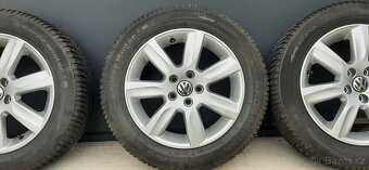 VW alu kola R15 5x100 + zimní pneu 185/60 - 7