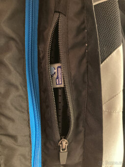 Dámská moto bunda REBELHORN Hiflow IV černo-stříbrno-růžová - 7