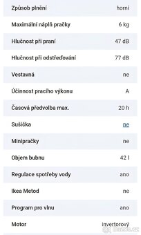 Pračka AEG vrchní plnění - 7