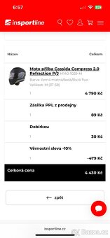 Moto přilba Cassida Compress 2.0 Refraction vel. M - 7