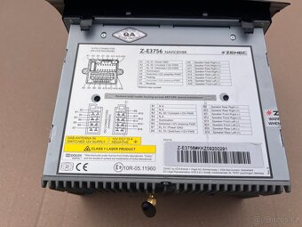 Autorádio Zenec Z-E3756 pro obytné vozy Fiat Ducato - 7