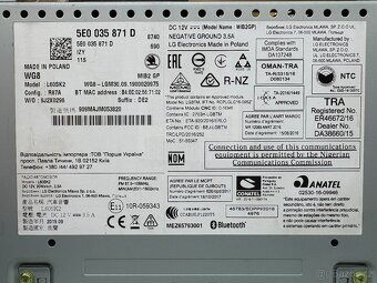 Rádio SWING+ pro Škoda Octavia III. - 5E0035871D - 7