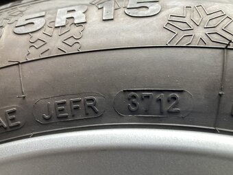 Alu kola MSW 15" 5x112 zimní DUNLOP 195/65R15 - 7