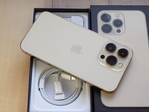 APPLE iPhone 13 Pro 256GB Gold - ZÁRUKA - TOP STAV-99%BAT - 7