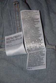Original LEVIS jeans .bunda, velikost "M", NOVÁ - 7