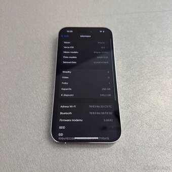 iPhone 14 Pro 256GB silver, jako nový bez škrábance - 7