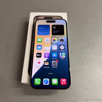 iPhone 15 Pro 128GB natural titan, bez škrábance, záruka - 7