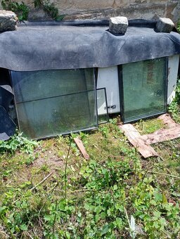 Prodám použitá okna, dveře - lepené dvojsklo - 7