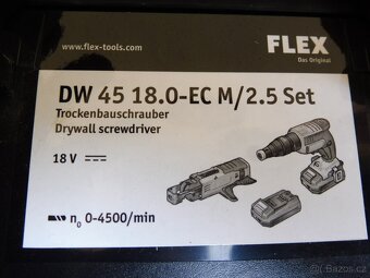 Flex Aku-stavební šroubovák 18,0 V DW 45 18.0-EC M/2.5Set - 7