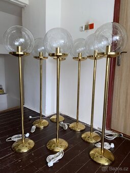 Retro stojací lampa Kamenický Šenov - 7