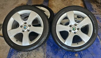 Prodám Alu kola 5x112 R17 Letní pneu 225/45/R17 - 7
