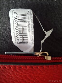 Dámská nová kabelka červená se sovičkama Stoklasa - 7