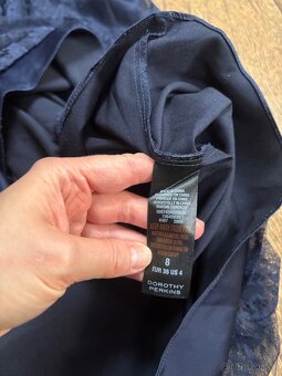 Dámské tmavě modré šaty Dorothy Perkins, vel. 36 - 7