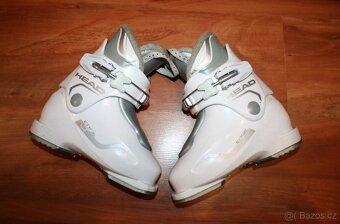 dievcenské lyže Atomic 90 cm , lyžaky Lange - 7