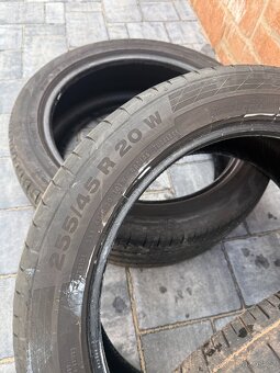 Letní 255/45/20 101W Pirelli + Continental 4ks 5mm - 7