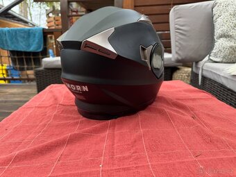 Integrální motocyklová helma – černý mat – vel. XS 53–54 cm - 7