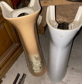 Umyvadla s nohou, plechové vany, nohy pod umyvadlo - 7