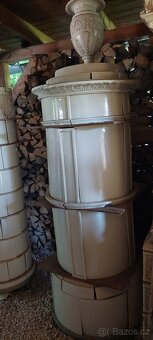 Kachlová kamna starozitná - 7