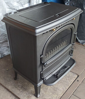 Prodám litinová kamna LEDA BRÜSSEL - 7