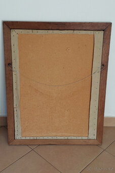 Vyšívaný zarámovaný obraz "12 měsíců" - Holandsko - 7