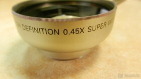 2x předsádka širokoúhlá pro videokamery - 7