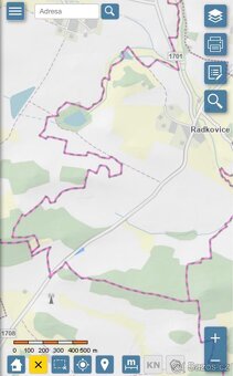Prodej lesa 880m2 Radkovice - 7