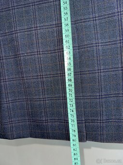 pánský Oblek Marks & Spencer tmavě modrý hezký stav - 7