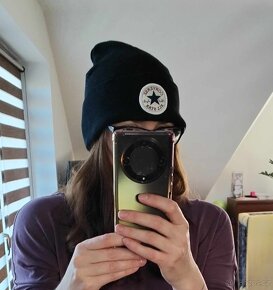Zpět na výpis Černá unisex zimní čepice kulich Converse Chuc - 7