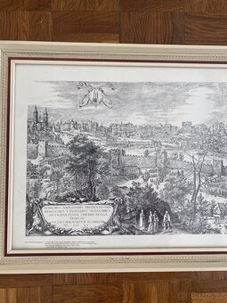 Sadelerův prospekt - dva obrazy Prahy 1606 - 7