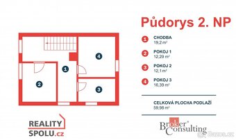 Prodej, domy/rodinný, 136 m2, Na Mýtě 351, 25601 Benešov, Be - 7