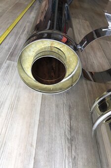 Komín nerez, izolovaný komín, sněholamy - 2 ks - 7